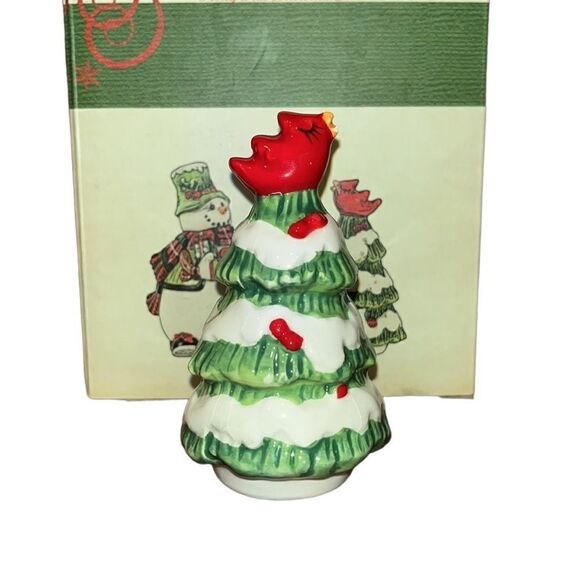 Fitz & Floyd 2013 Holly Hat Salt and Pepper Shaker - Picture 9 of 15